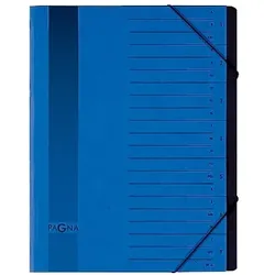 Pagna Ordnungsmappe 7 Fächer blau