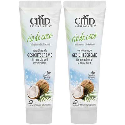 Kokosöl Gesichtscreme rio de coco CMD 2x 2x50 ml Creme
