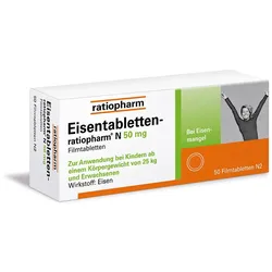 Eisentabletten-ratiopharm® N 50 mg Filmtabletten 50 St