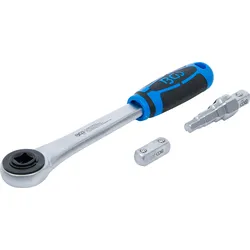 BGS Durchsteckknarre mit Adapter und Stufenschlüssel | Abtrieb Innenvierkant 12,...