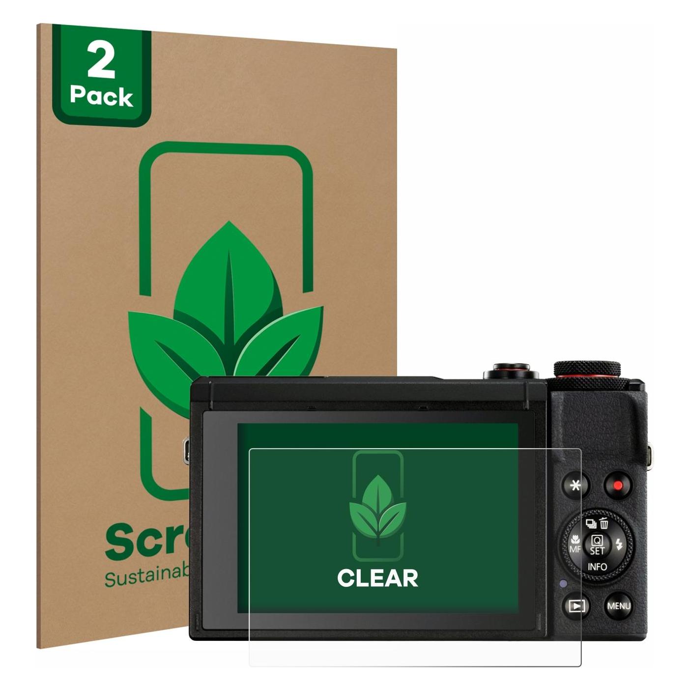 ScreenLeaf Schutzfolie für Canon PowerShot G7 X Mark III Displayschutz Display Schutz Folie Klar Transparent (6136168)