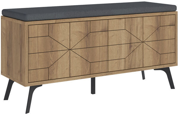 George Oliver 8 Pair Shoe Storage Bench Hitit 8