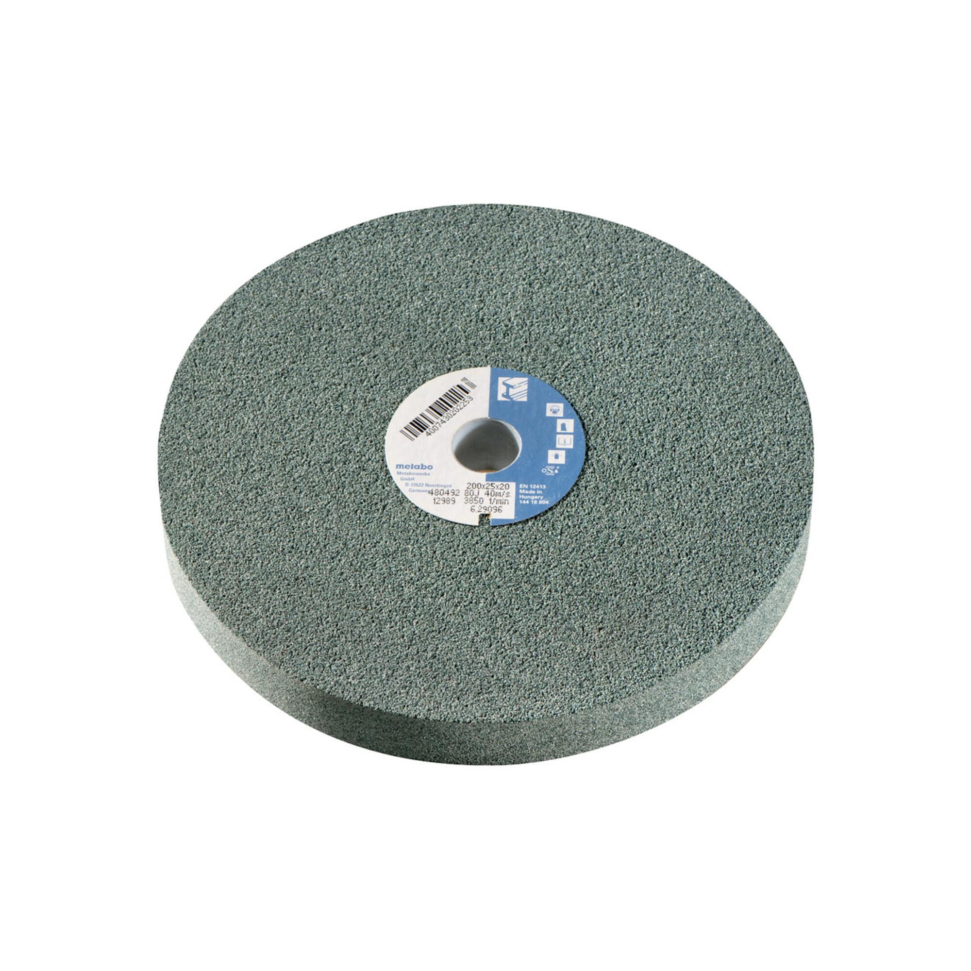 Metabo Schleifscheibe 200x25x32 mm, 80 J, Siliziumcarbid, für Doppelschleifer (629105000)
