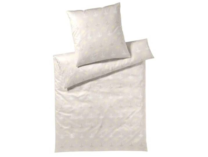 Joop! Mako-Satin Kissenbezug einzeln Cornflower Charm Farbe Vanilla Größe 40x80