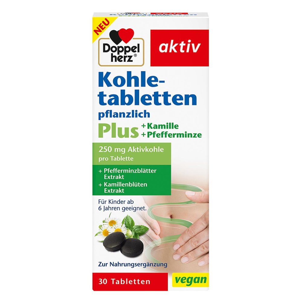 Queisser Pharma GmbH & Co. KG Doppelherz Kohletabletten+Kamille+Pfefferminze 20279079