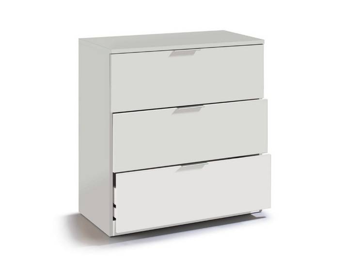 FORES HABITAT Kommode in Weiß - 77x80x38 (BxHxT)