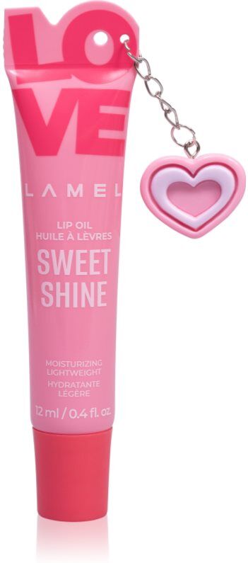 LAMEL Love Sweet Shine moisturising oil for lips shade 02 Strawberry 12 ml