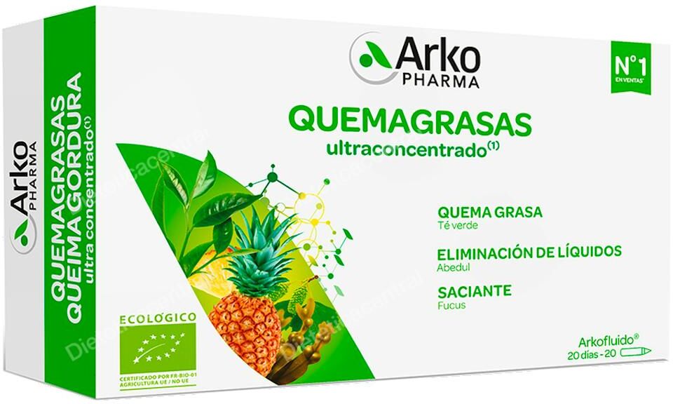 Arkopharma arkofluido quemagrasas 20amp. bio