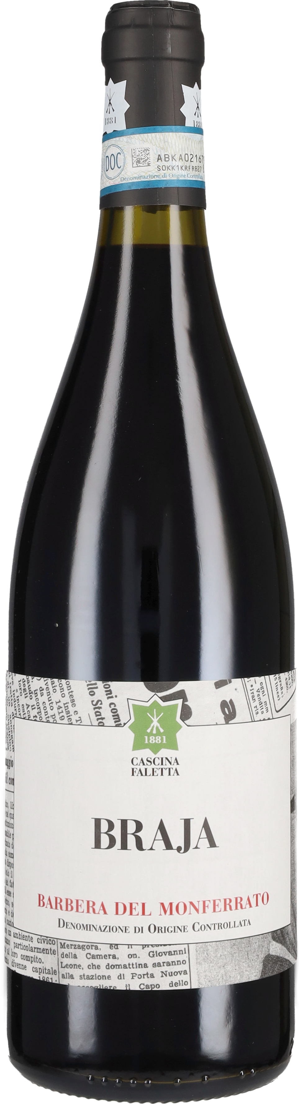 Barbera del Monferrato 'Braja' Cascina Faletta 2023