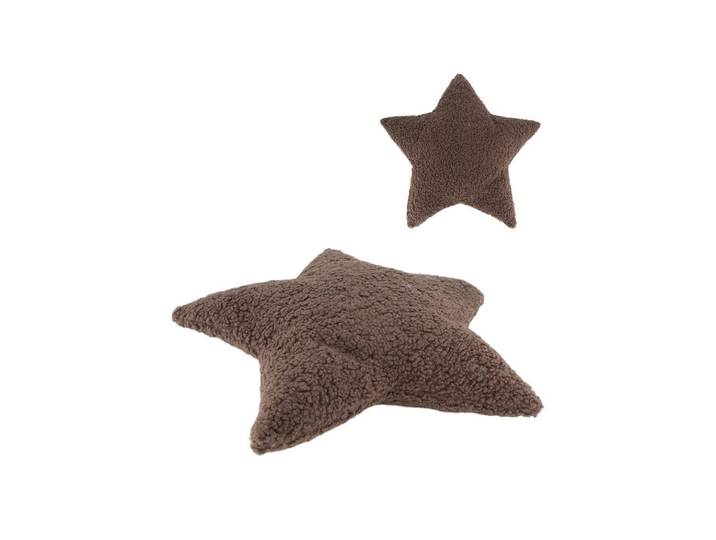 Weihnachtsfigur CHALET Sternkissen Stern , grau, B:58cm H:8cm, Stoff, Dekofiguren, Weihnachtsfigur