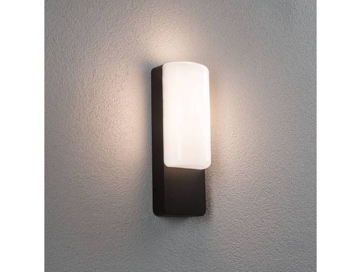 Paulmann LED Außenwandleuchte Bonnie, schwarz, Aluminium