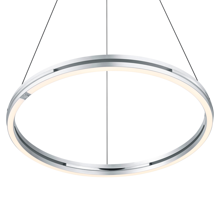 Elements by Bankamp LED-Pendelleuchte BEN, rund, Nickel 20690/1-92 4045542245201