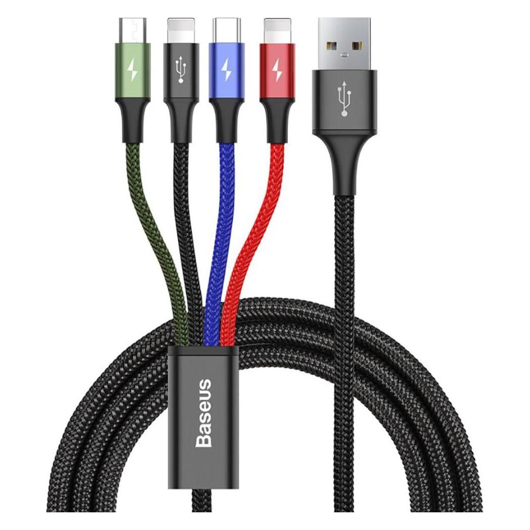 Baseus 4in1 (1.20 m, USB 2.0, 5 W) (CA1T4-A01)
