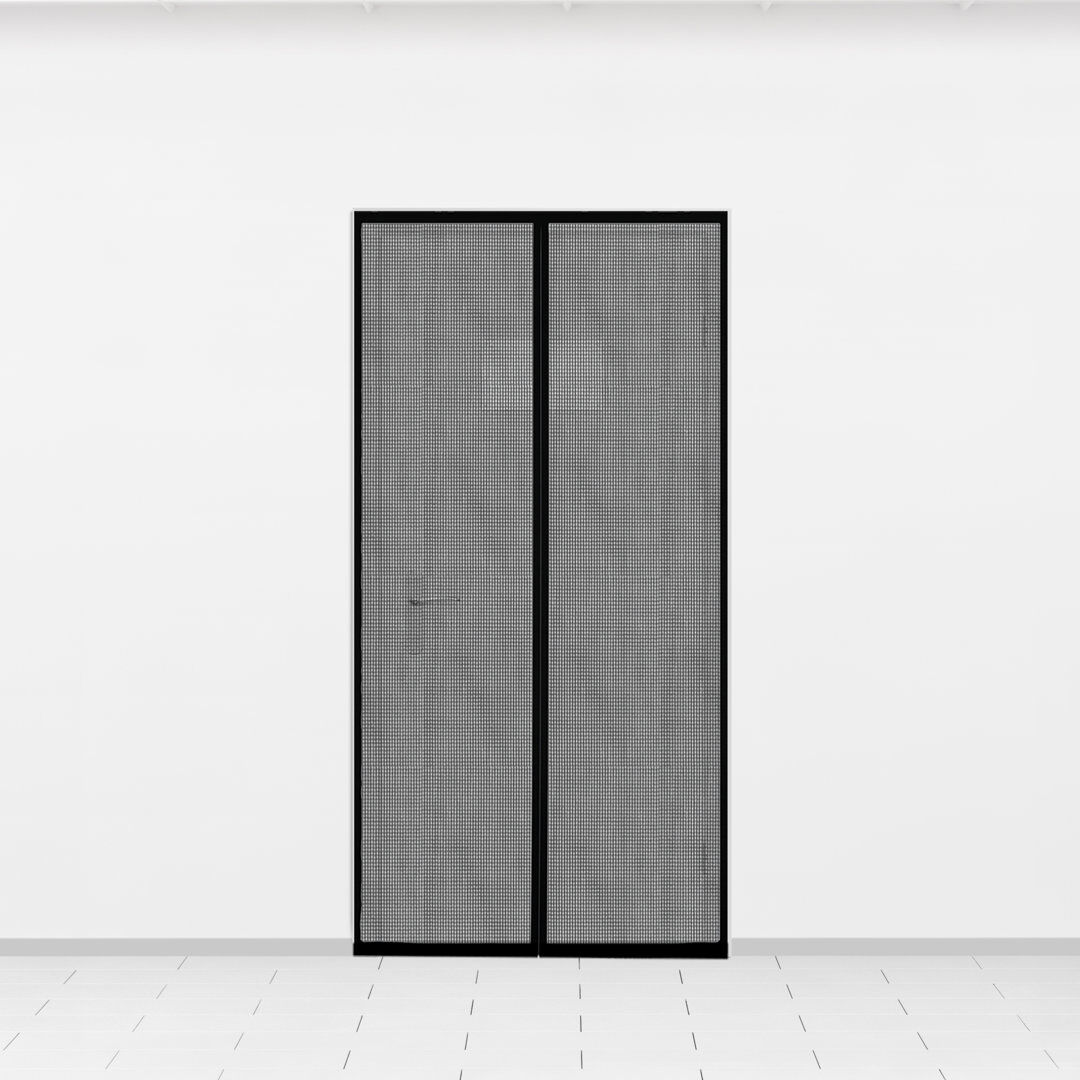 Blue Elephant Covers & All Magnetic Screen Door, Made of 6 Oz Black Mesh Resistant to Abrasion Black 203.2cm H x 182.9cm W x 2.5cm D