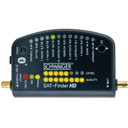 Schwaiger Sat-Finder HD inkl. Akku, SAT Zubehör, Schwarz