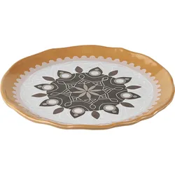Rebel Outdoor Dessertteller 22 cm braun