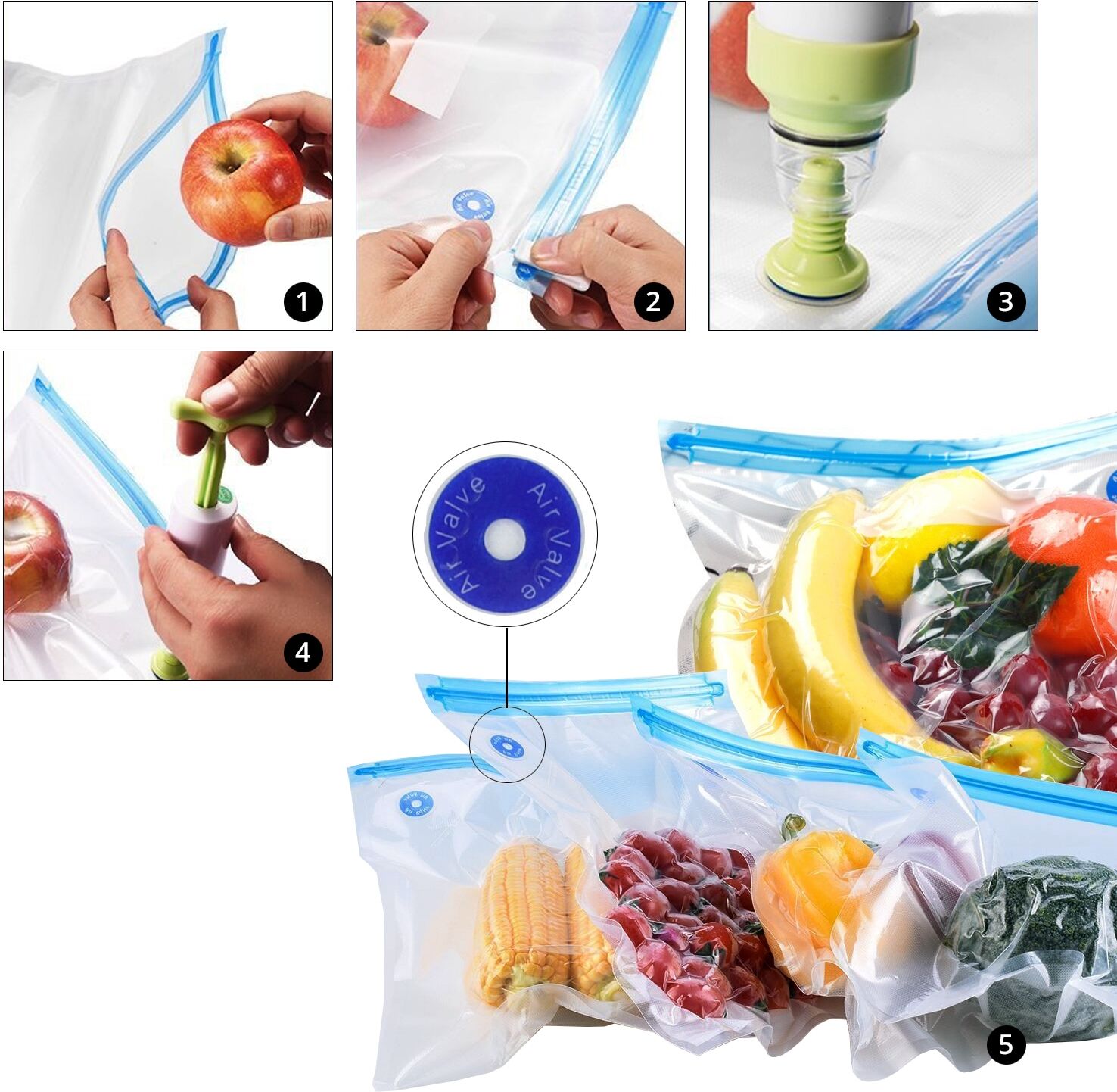 LA VAGUE Sous-Vide Garer "Sous Vide Vakuum-Set SOUS-CHEF", weiß, Sous-Vide-Garer, Sous-Vide Garer