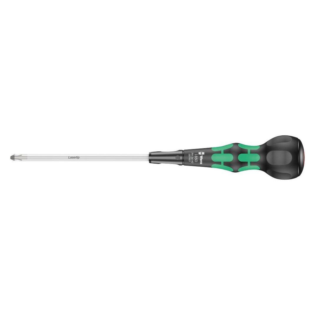 Wera 1850 PH Kraftform Ball-Grip Schraubendreher PH 2x150 (05007907001)