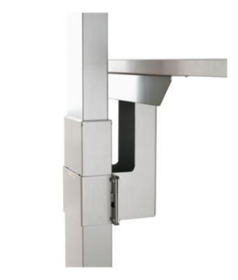 Ergo-T 2.0 Adapter zur Verkettung manueller und elektrischer Tische, weißaluminium