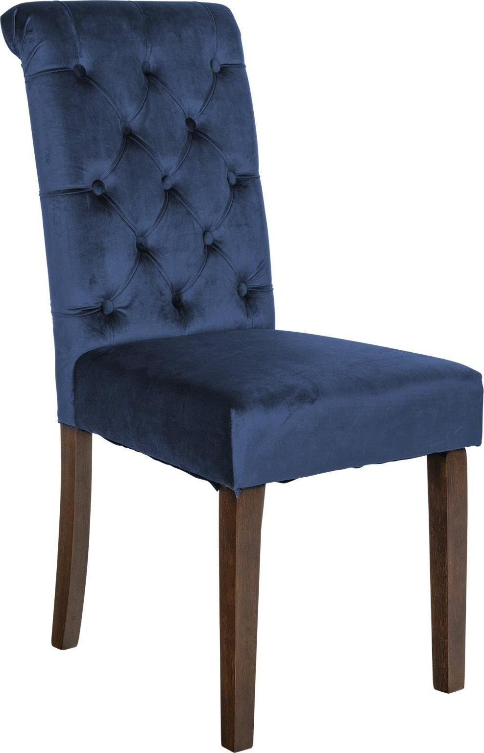 BellaFurn Eetkamerstoel Velvet Blauw