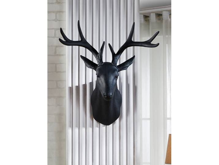 Grands charmes muraux, grande fausse tête de cerf, décoration murale rustique, bois de cerf, fausse taxidermie, décor mural tête d'animal, fait à la main