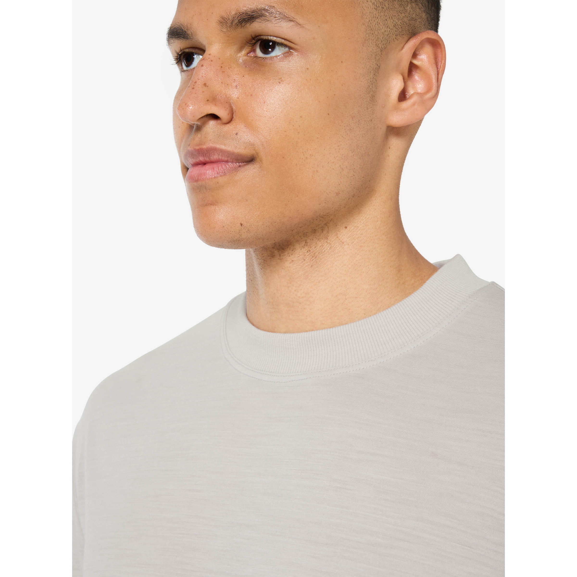 Super.Natural Casual Rib J Herren Longsleeves weiss Größe M Trekking Hautfreundlich Merinowolle