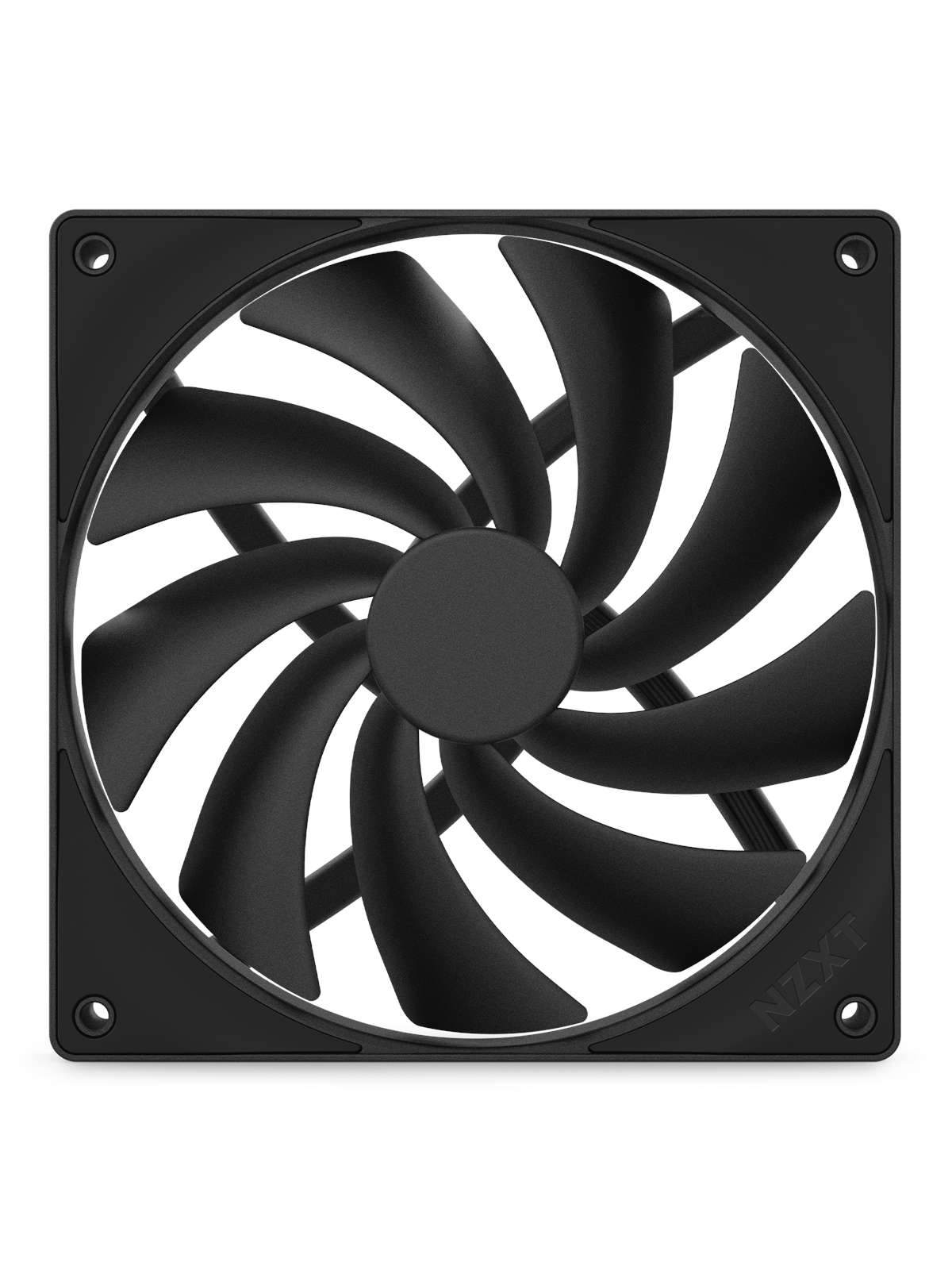 NZXT F140Q V2 Quiet Airflow - Gehäuselüfter - 140mm - Schwarz - 25 dBA