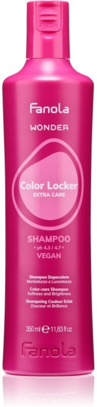 Fanola Wonder Color Locker Shampoo shampoing illuminateur et fortifiant pour cheveux colorés 350 ml