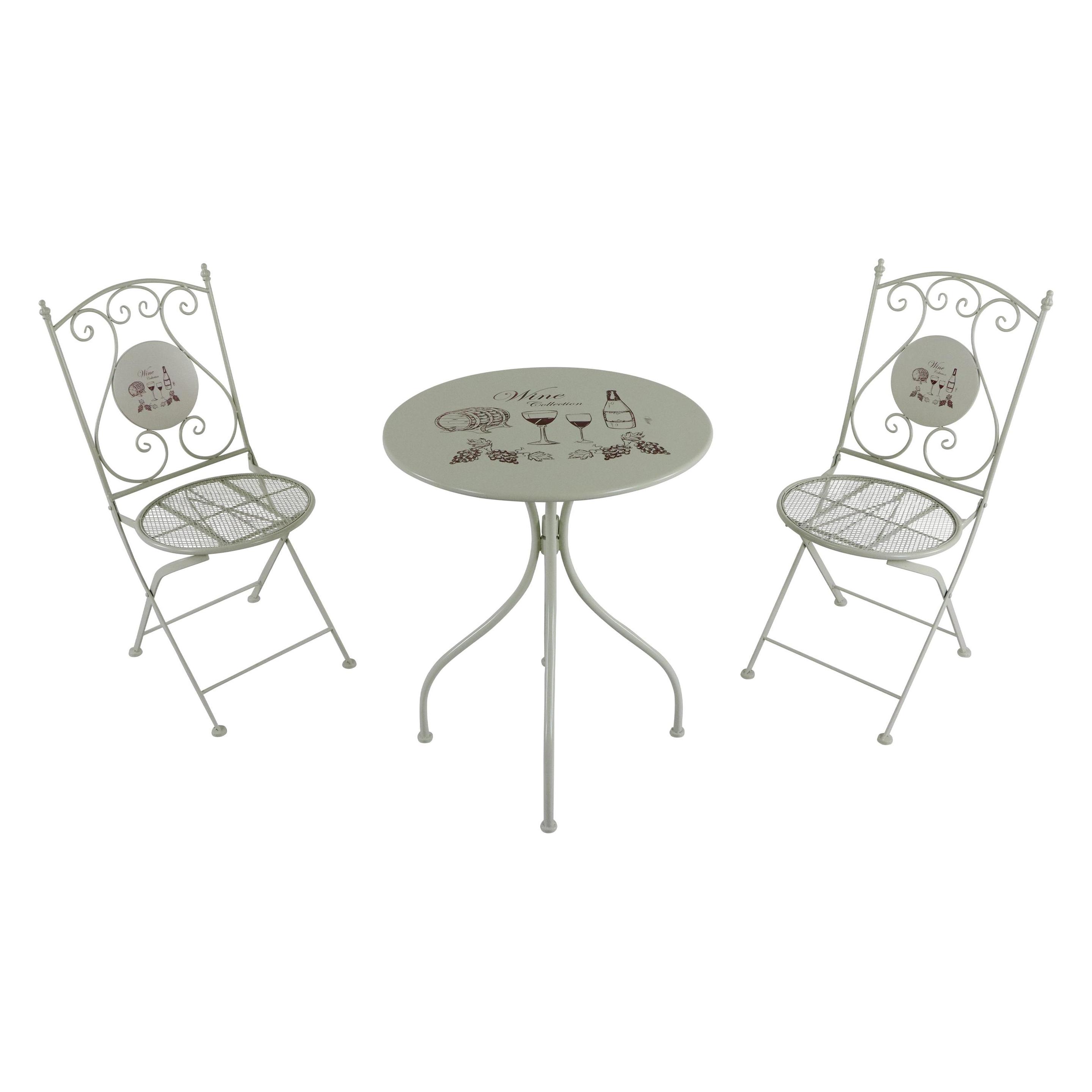 Axi Maxime Metal Bistro Set Wein crème (60 x 74 cm) (45575125)