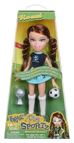 Bratz Play Sportz Roxxi Modepop met Accessoires - Voetbal