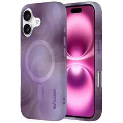 Incase Halo Case MagSafe - Hülle für iPhone 16 (Oil Slick Lilac)