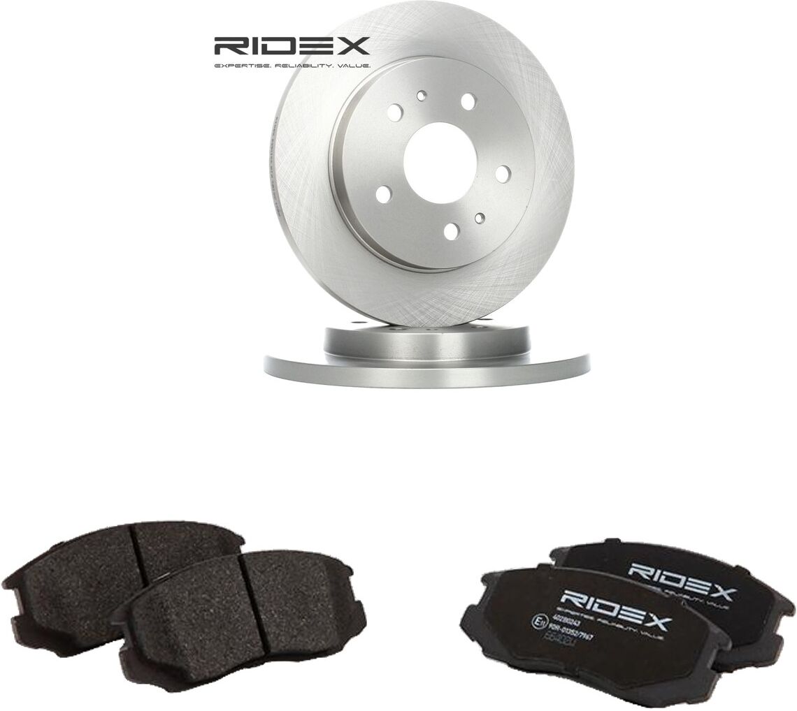 RIDEX 3405B2527 Brake discs and pads set