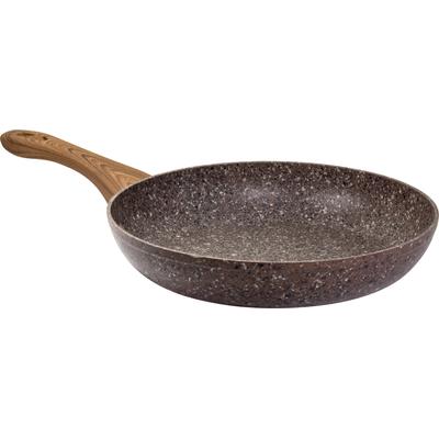 Bratpfanne CS KOCH-SYSTEME "STEINFURT, antihaftbeschichtet, Aluminiumlegierung", braun, B:20cm H:4,5cm L:39cm Ø:39cm, Pfannen, Bratpfanne, antihaftbeschichtet
