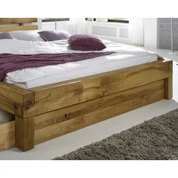 3S Frankenmöbel Massivholz Wild Fussteilblende 180x200 cm / Wildbuche geölt