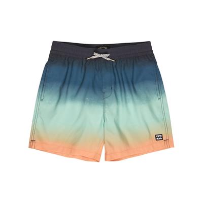 Badeshorts BILLABONG "All Day Fade", Kinder, Gr. 16, bunt (mint), Obermaterial:100% Polyester., Badehosen Badeshorts