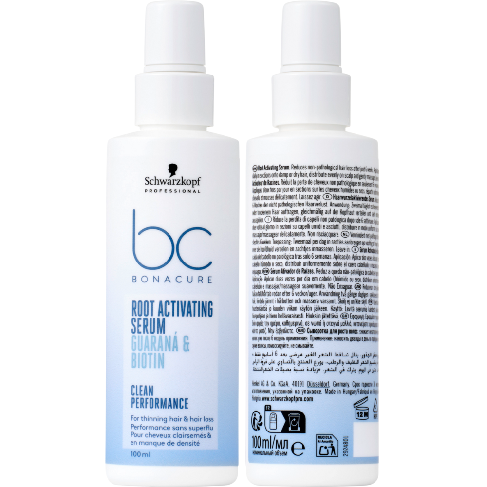 Schwarzkopf BONACURE Clean Performance Root Activating Serum 8x7mL