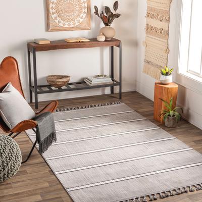 Livabliss Palermo Casual Striped Area Rug