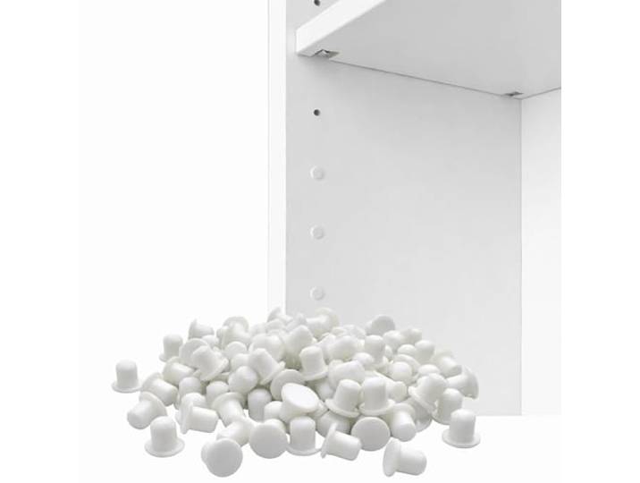 Sintrix Fab Lot de 220 Capuchons pour Trous de perçage\, Bouchons de recouvrement et Couvercle de vis - Compatible avec Les Accessoires d'étagère IKEA Billy - Diamètre 3\,4 mm pour étagère et