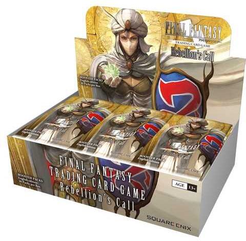 Final Fantasy TCG: Rebellion's Call Booster Display (36) - 36 Booster Packs, Sealed Retail Display, Square Enix