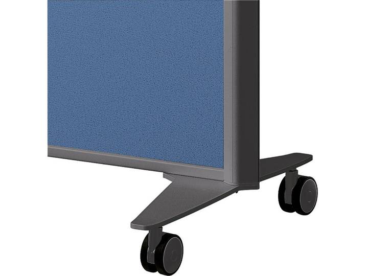 Pied mobile à roulettes pour cloisons B-Zen gris argile - Cloisons acoustiques - Bruneau
