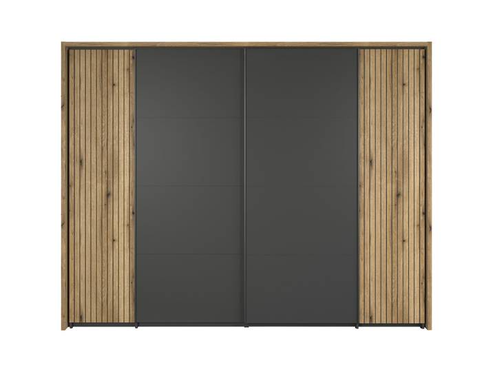Kleiderschrank Beatrice anthrazit Holzwerkstoff B 280 cm