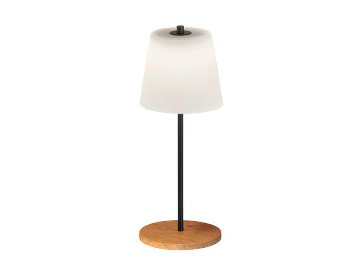 Fischer & Honsel Akku-Tischleuchte, Glas, F, 35 cm, 3 Helligkeitsstufen, Lampen & Leuchten, Innenbeleuchtung, Tischlampen, Akku-Tischlampe