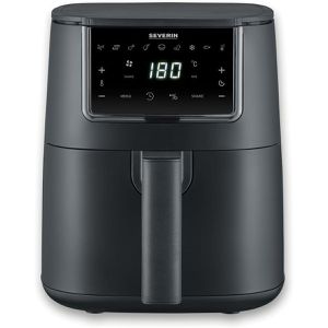 Severin Heißluftfritteuse FR 2461, 8 Programme, 1300 Watt, schwarz, 4 Liter