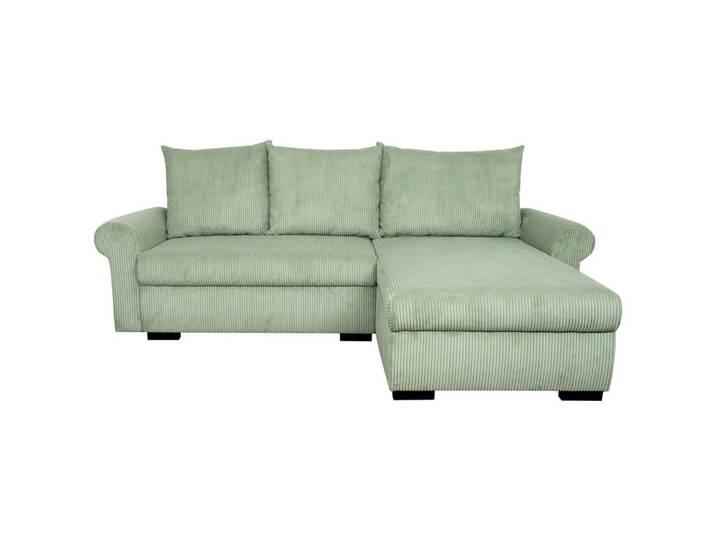 Eckschlafsofa Vasco Grün S: 233x168 cm