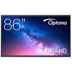 Optoma 5863RK - 86 Zoll - 450 cd/m2 - 4K, 3840X2160 Pixel, 32 Punkt IR, Android ...