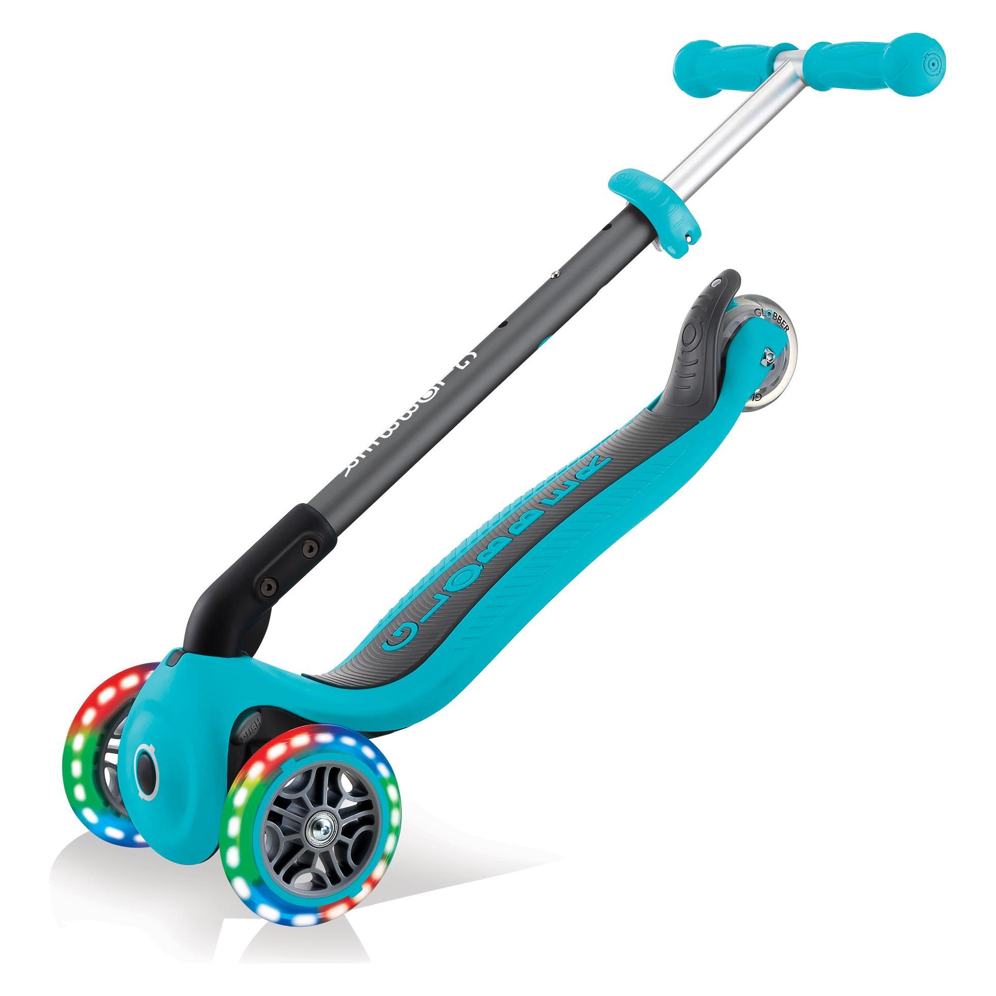 Globber Primo Foldable s Anodized TBar Teal (432-105-2)