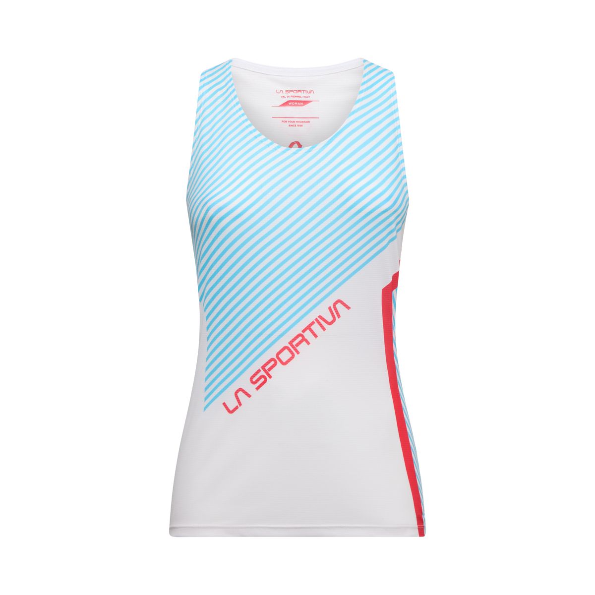 La Sportiva Flow Tank Women hibiscus/malibu blue (P02B02) L ZARE024P02B02L