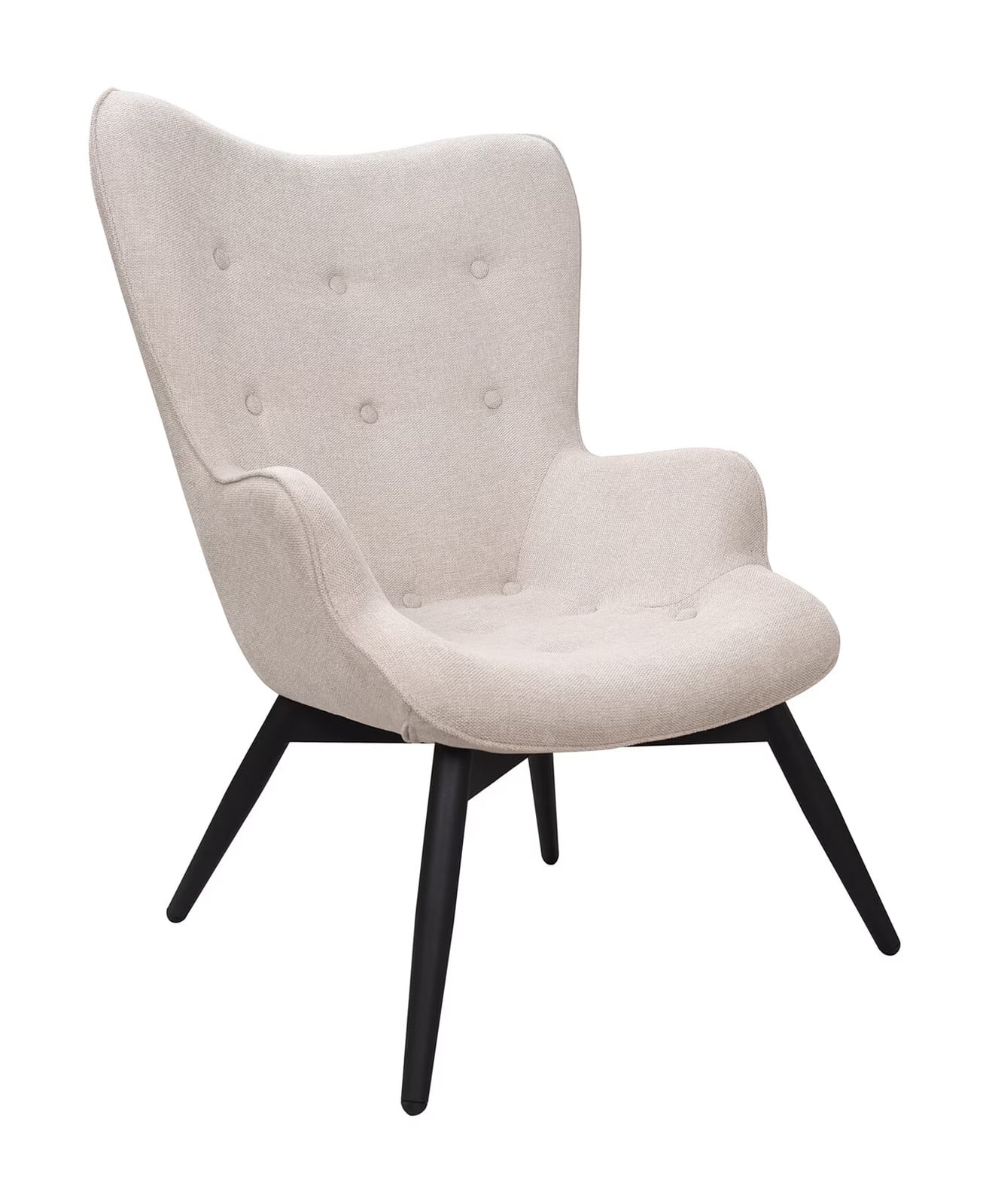 Artistiq Living Fauteuil Brycen Lounge Stoel Beige met Metalen Frame