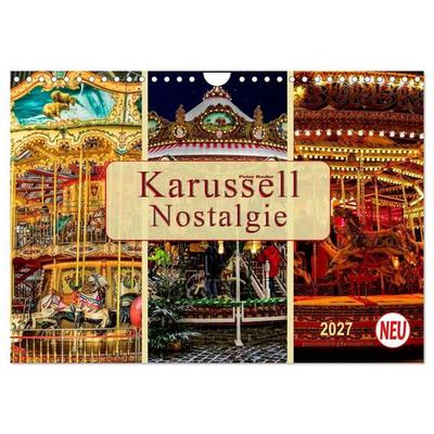Karussell - Nostalgie (Wandkalender 2027 DIN A4 quer), CALVENDO Monatskalender