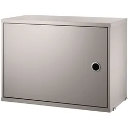 String System Hängeschrank mit Schwingtür Beige 58/42/30